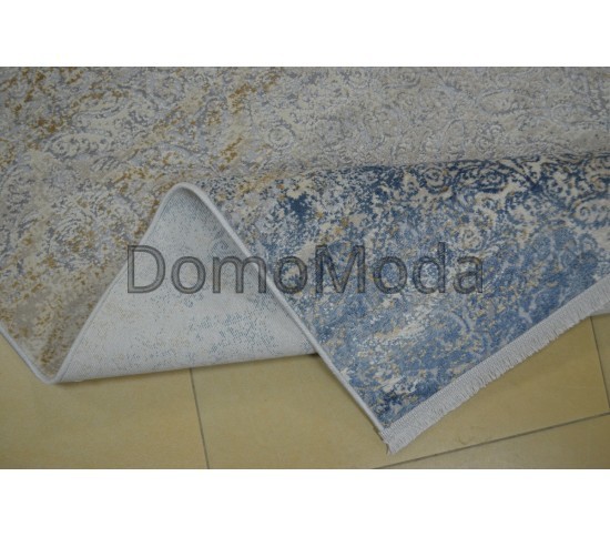 Акриловий килим La cassa 6525A d.blue-cream - Висока якість за найкращою ціною в Україні зображення 3.